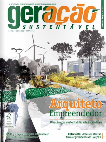 Projeto Arquiteto Empreendedor é destaque na Revista Geração Sustentável