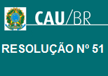 LOGO CAU BRASIL E RESOLUÇÃO 51