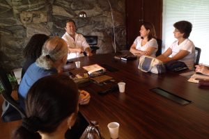 Visita professores da rede municipal