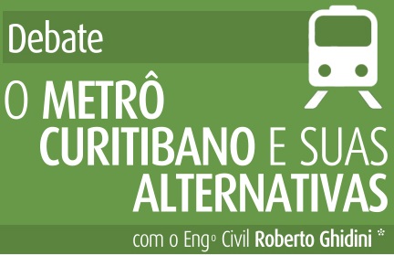 divulgação o metrô curitibano e suas alternativas