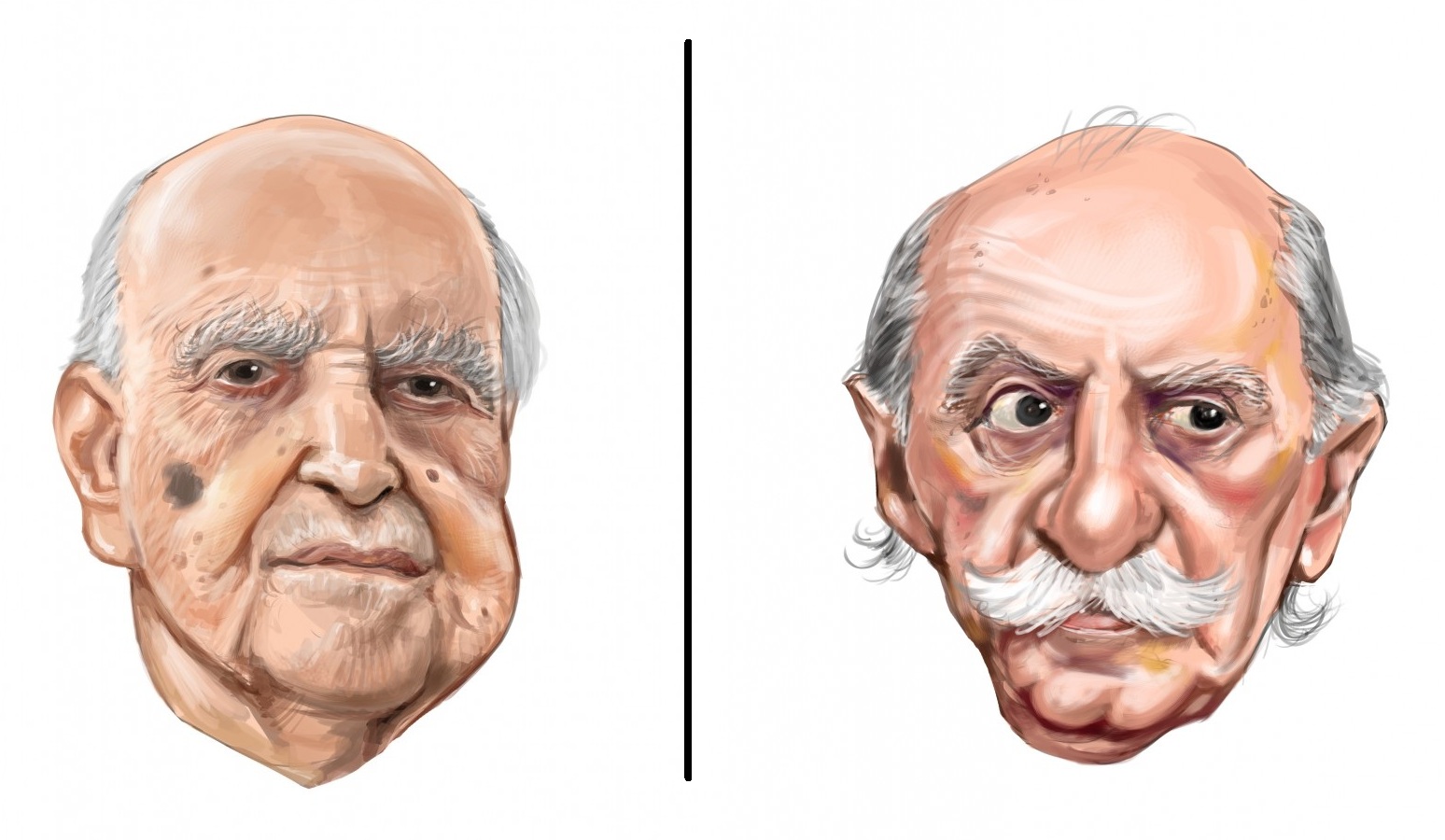 Oscar Niemeyer e Lúcio Costa